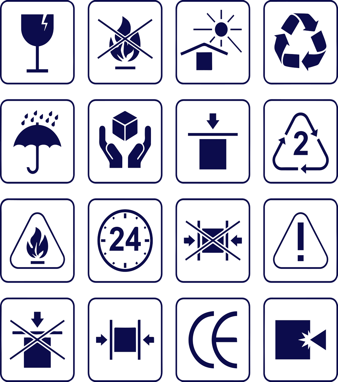 a bunch of different types of signs on a black background, a stock photo, pixabay, conceptual art, shipping containers, centered in panel, illustrator vector graphics, controls