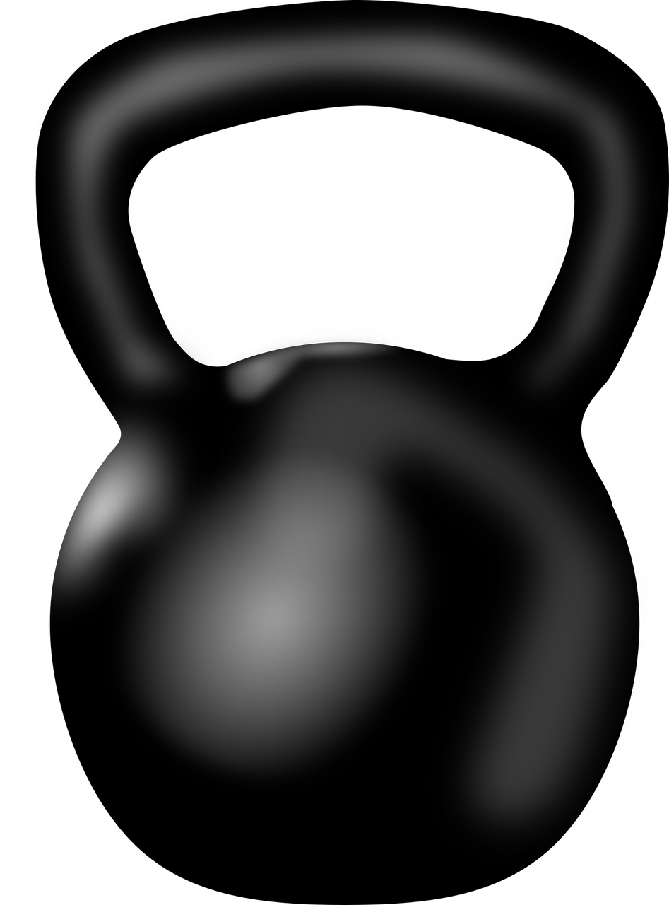 a black kettle on a black background, a digital painting, pixabay, digital art, curvy crossfit build, ball, ( ( dithered ) ), black on white background