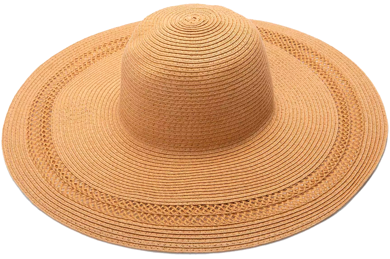 a close up of a hat on a black background, wearing huge straw hat, listing image, accurate and detailed, rondel