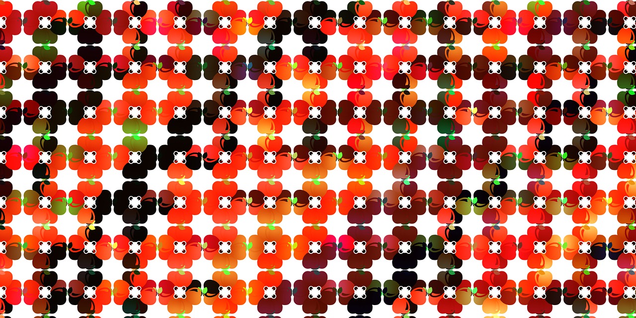 a close up of a pattern on a white background, a digital rendering, inspired by James Brooks, flickr, poppy, pixelate, autumnal, !!! very coherent!!! vector art