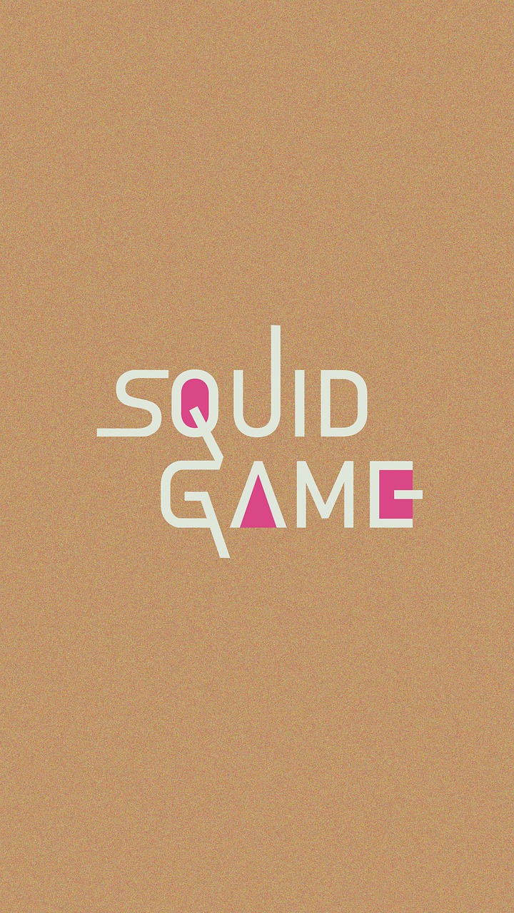 a logo for a video game called squid game, inspired by Suzanne Duchamp-Crotti, typographical experiments, space dandy, saguaro, ps3 game