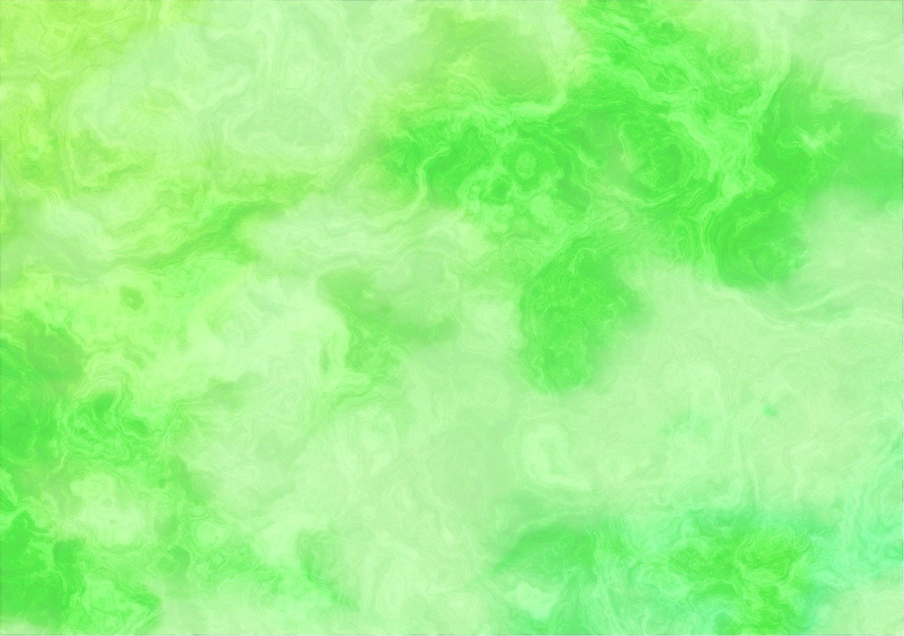 a pile of wool sitting on top of a table, inspired by Yanagawa Nobusada, digital art, water torrent background, gradient light green, liquid clouds, けもの