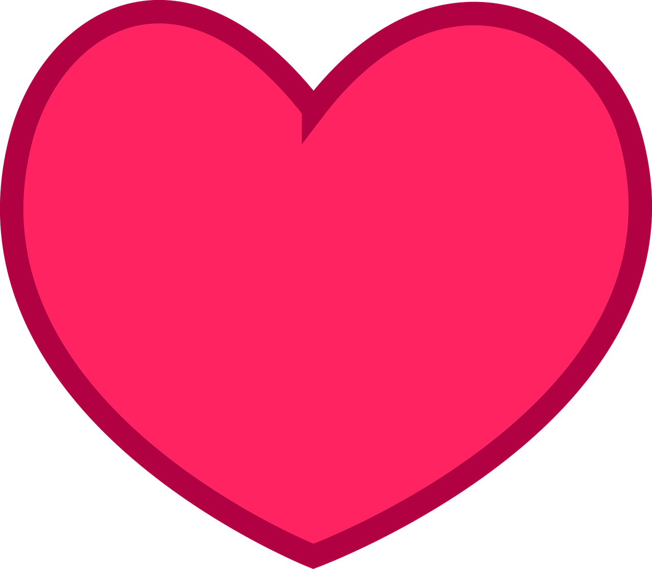 a pink heart on a black background, smooth defined outlines!!, full color still, basic, omori