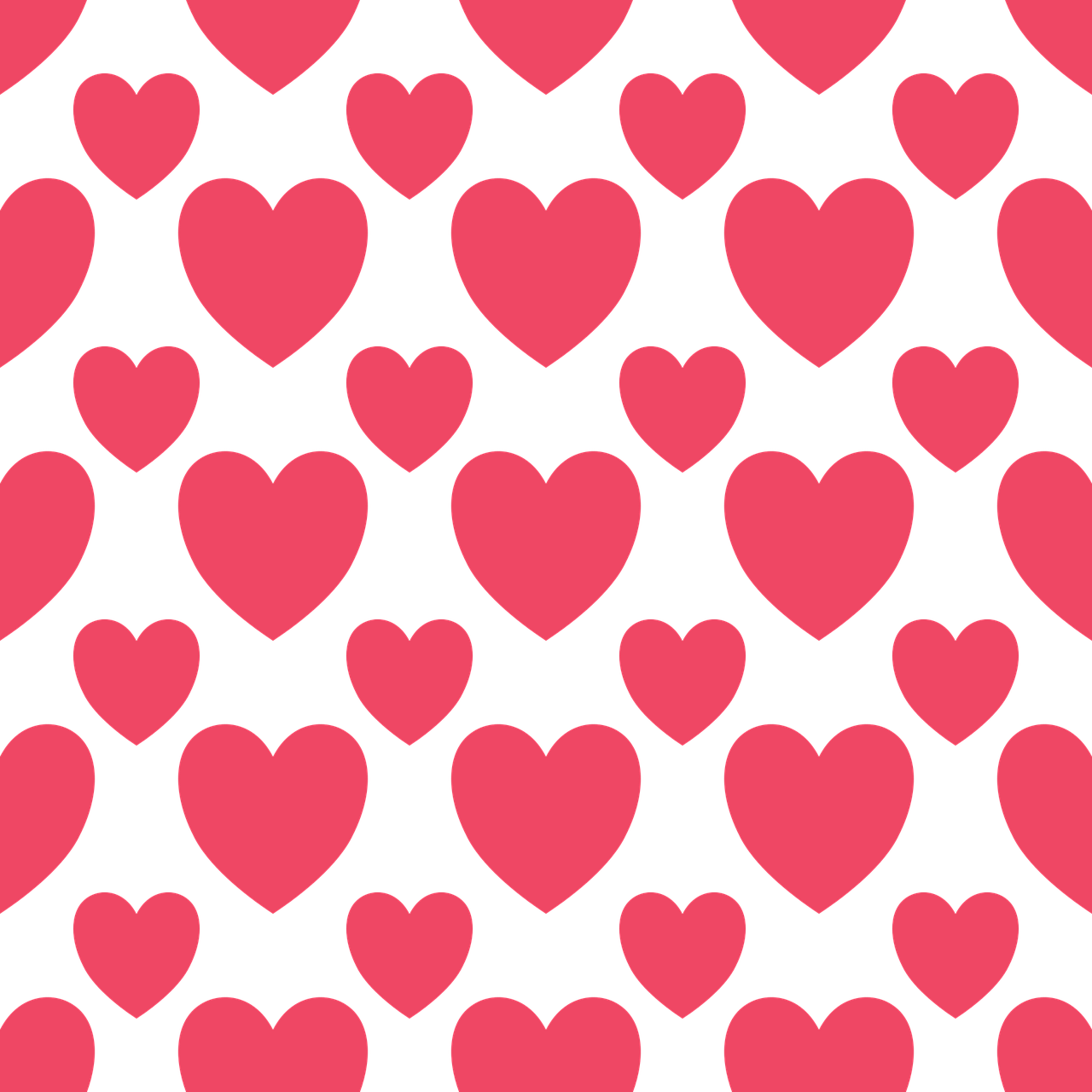 a lot of pink hearts on a black background, a picture, tumblr, romanticism, tileable, simple red background, kumamoto, pose 1 of 1 6