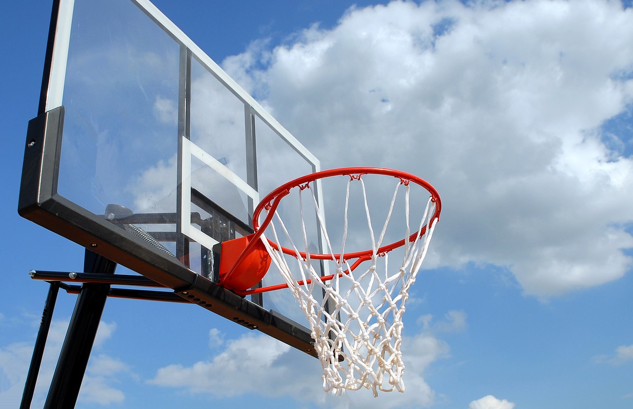 a basketball hoop with a basketball inside of it, by Jon Coffelt, dribble, blog-photo, perfect structure, netting, gary chalk