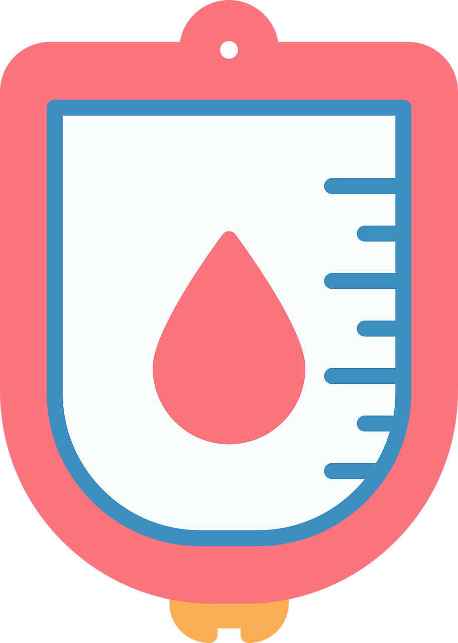 a blood bag with a drop of blood in it, a screenshot, unsplash, hurufiyya, stylised flat colors, third trimester, ios icon, paddle of water