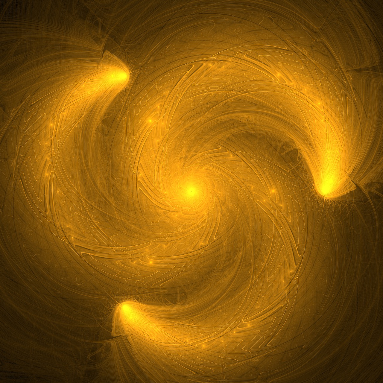a computer generated image of a spiral, inspired by Lorentz Frölich, generative art, yellow glowing background, metallic nebula, smooth light shading, electric arcs