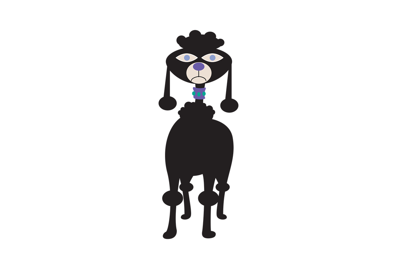 a black and white picture of a person on a horse, a digital rendering, inspired by Michael Deforge, tumblr, conceptual art, portrait of a dog, on a flat color black background, cheburashka, done in the style of matisse