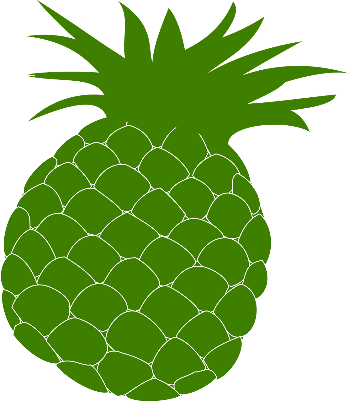 a green pineapple on a black background, inspired by Masamitsu Ōta, pixabay, sōsaku hanga, !!! very coherent!!! vector art, ear, raspberry, stock photo