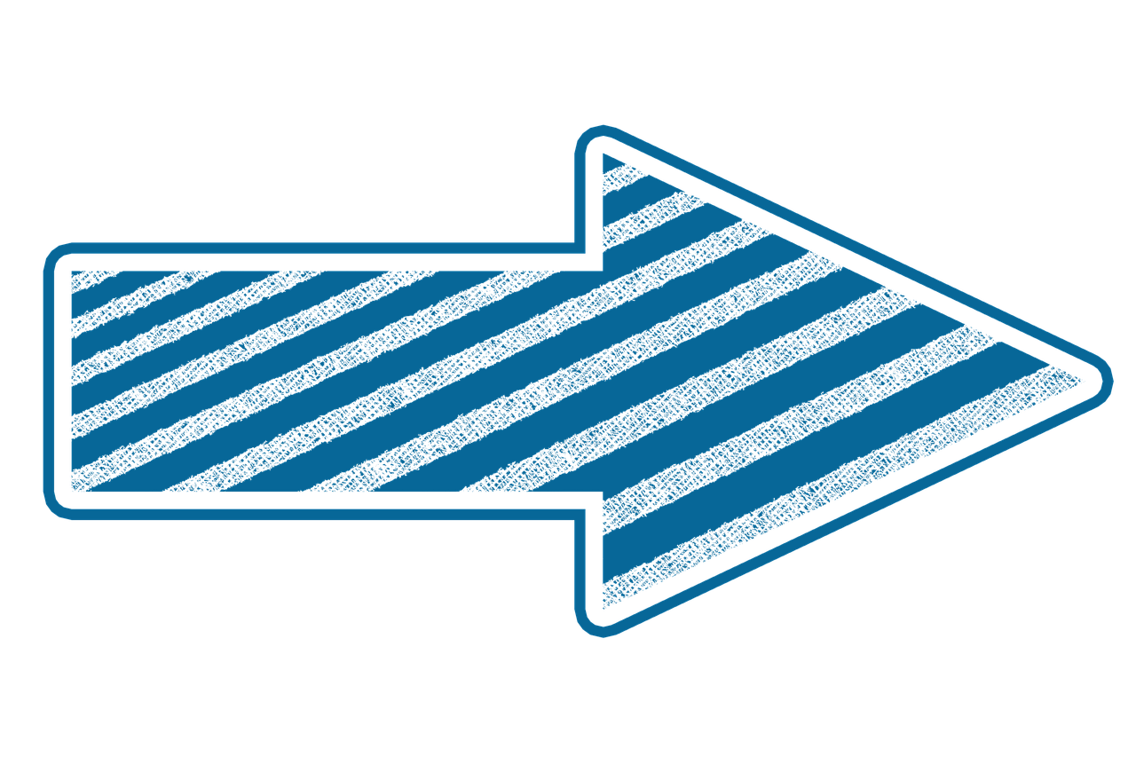 a blue arrow pointing left on a black background, by Matthew D. Wilson, reddit, conceptual art, stippled, striped, digital banner, clearly defined outlines