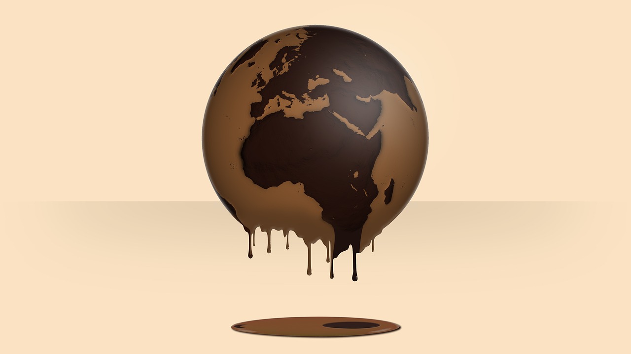a chocolate egg with a melting world on it, an illustration of, shutterstock, conceptual art, toxic drips, very accurate photo, earth tone colors, a beautiful artwork illustration