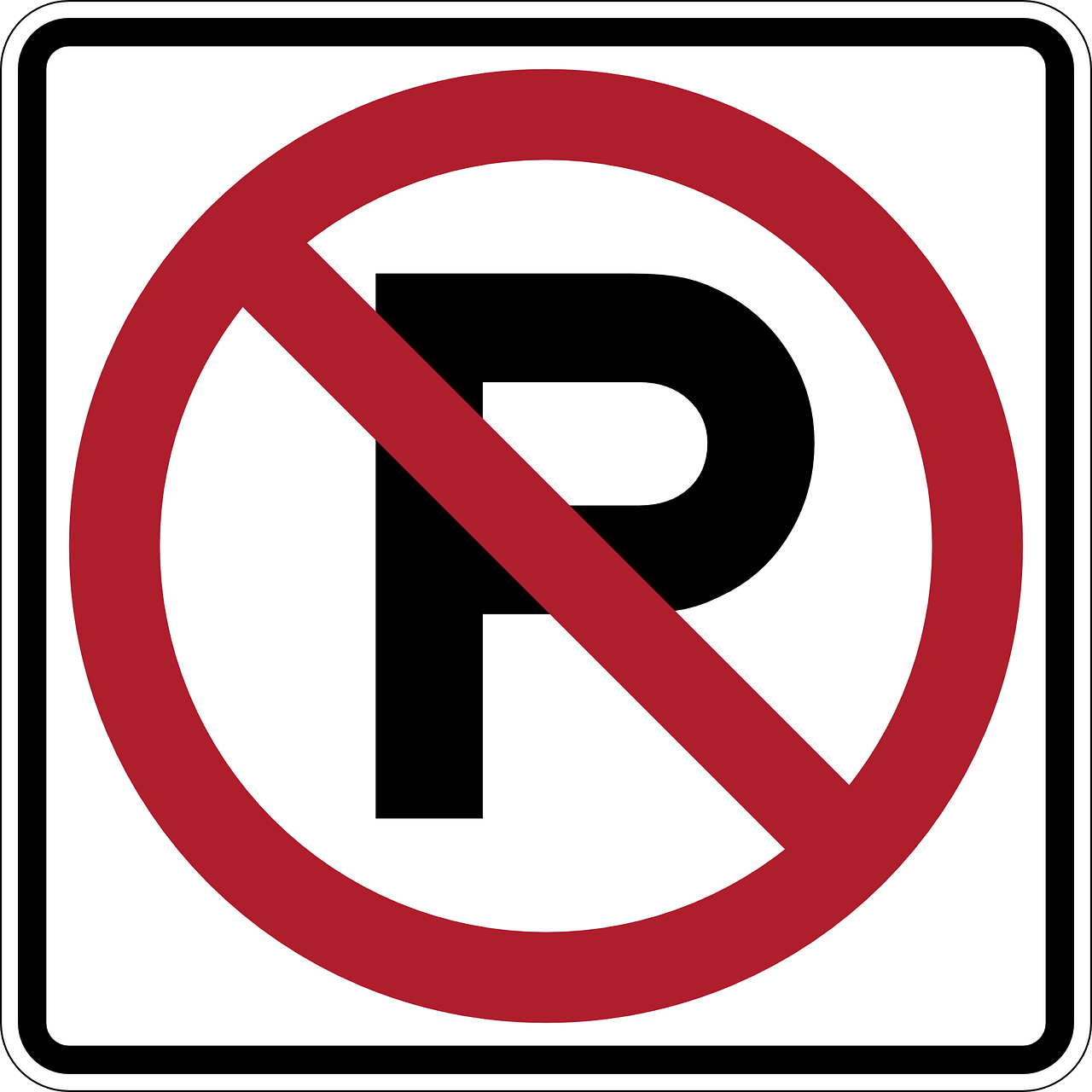 a no parking sign on a white background, by Lynn Pauley, pixabay, purism, 3 2 x 3 2, polished, modern”, politics