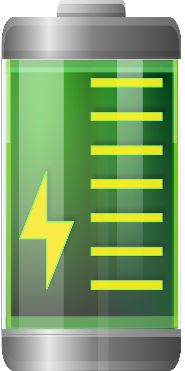 a battery with a green arrow on it, a screenshot, by Wayne England, pixabay, digital art, large tall, cellphone, lemonade, stats