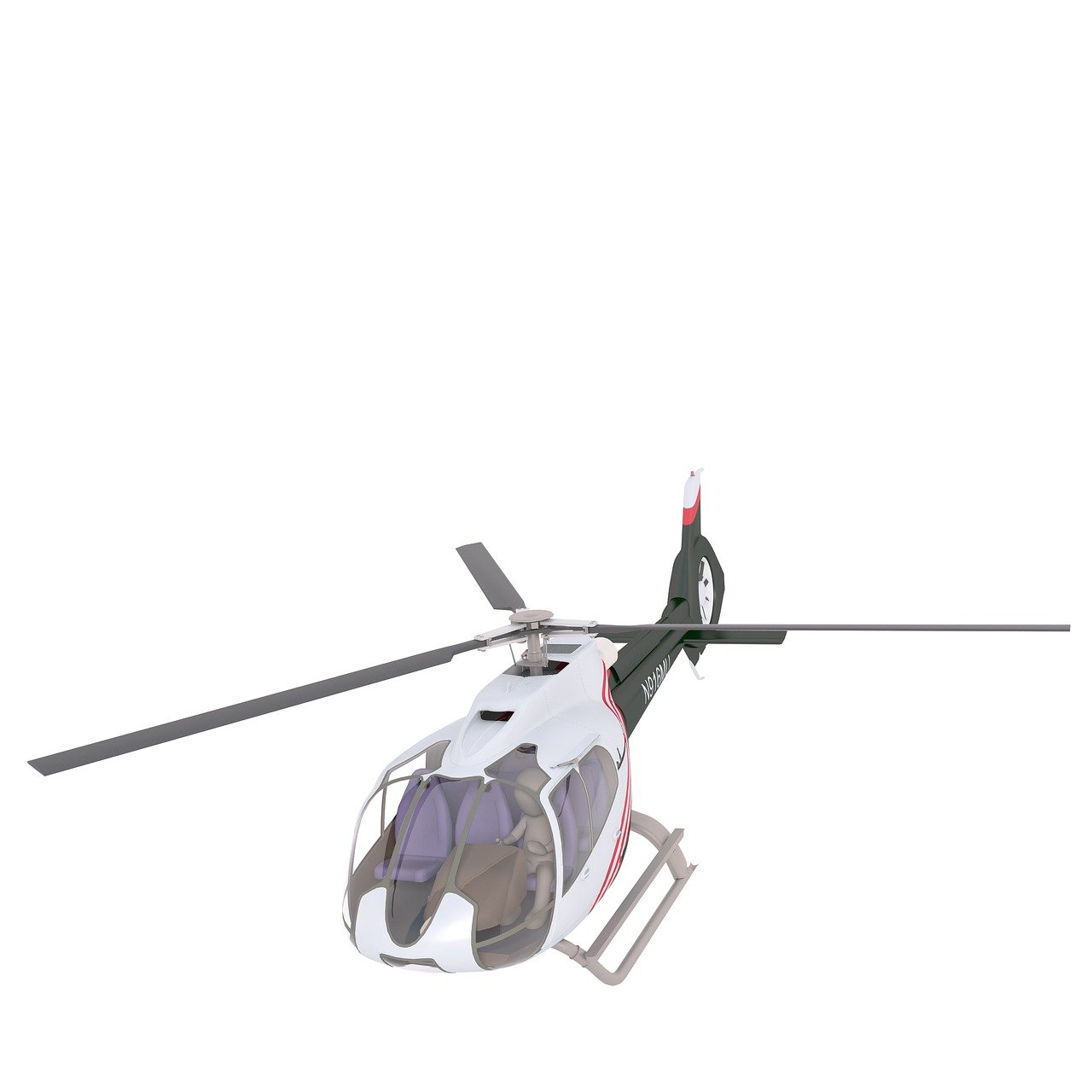 a helicopter that is flying in the sky, a 3D render, figuration libre, on a white background, half image, vehicle illustration, modern high sharpness photo