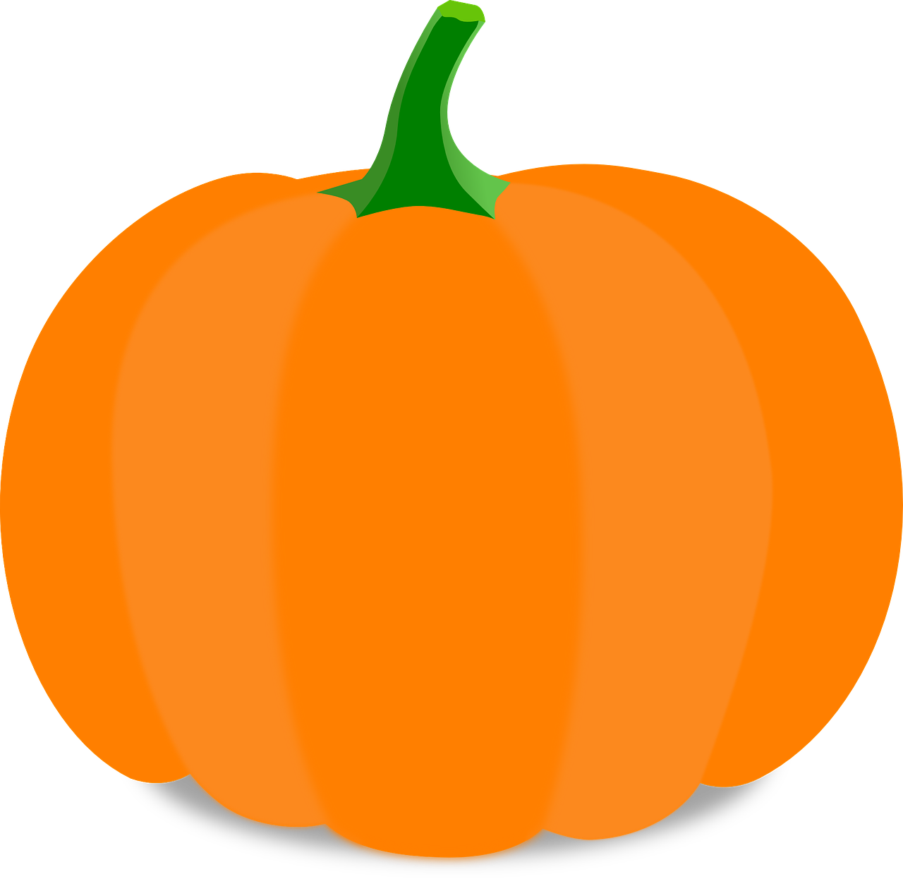 an orange pumpkin on a black background, a digital rendering, pixabay, sōsaku hanga, a brightly colored, simple shading, various colors, [32k hd]^10