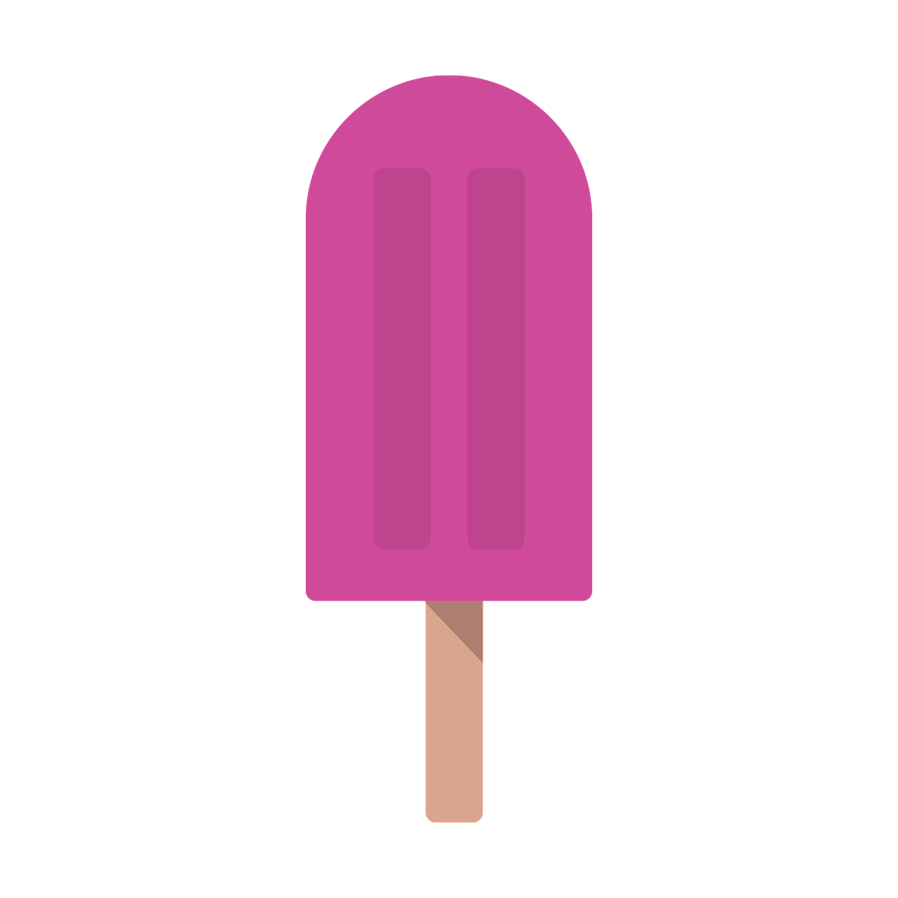 a pink ice lolly on a black background, concept art, inspired by Justin Sweet, unsplash, flat icon, material is!!! plum!!!, wide screenshot, composed