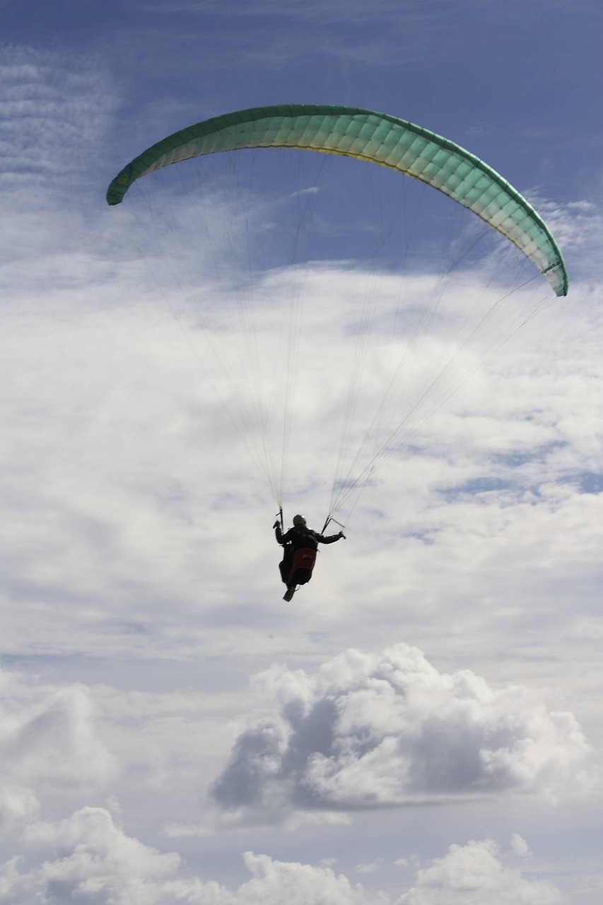 a person that is in the air with a parachute, by Alison Watt, shutterstock, hurufiyya, vertical wallpaper, jamaica, 2009, upon the clouds