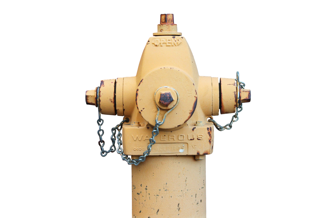 a yellow fire hydrant with a chain around it, a colorized photo, by James Warhola, unsplash, weathered ultra detailed, color graflex macro photograph, crying engine, monitor