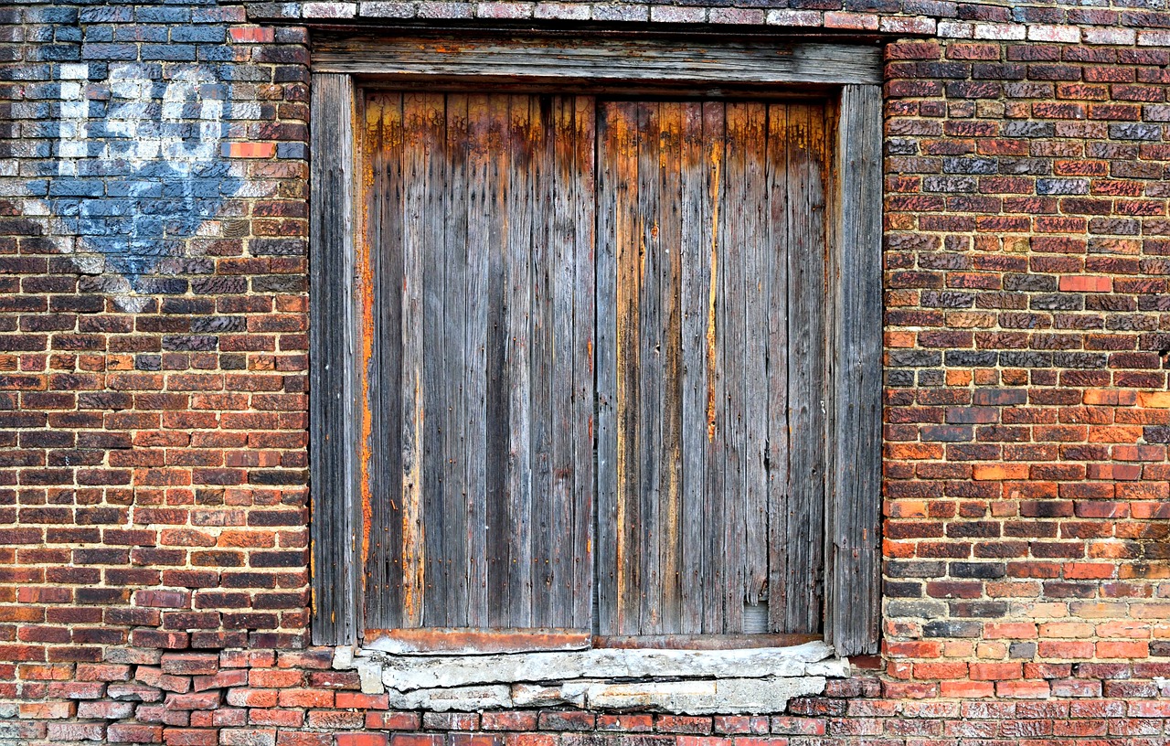 a red fire hydrant sitting in front of a wooden door, by Richard Carline, flickr, old lumber mill remains, 1 8 3 4, windows and walls :5, iron gate door texture