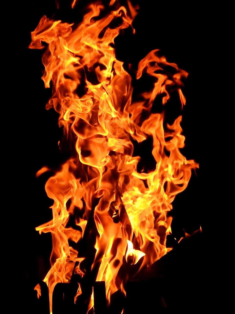 a close up of a fire on a black background, a picture, by Rodney Joseph Burn, renaissance, transparent background, animation, human torch, background image