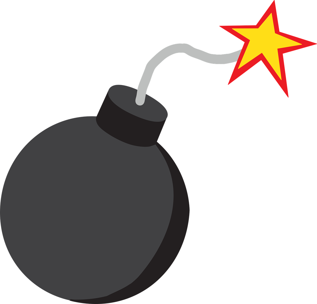 a bomb with a star on it, inspired by Irvin Bomb, pokemon military drill, dark. no text, casting fireball, black