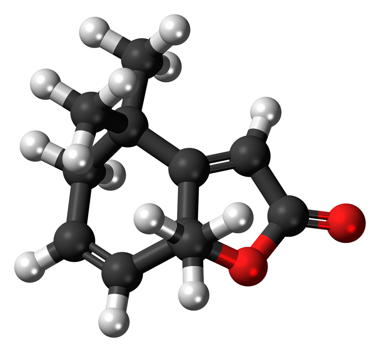 a close up of a molecule on a black background, red black white colors, drinking cough syrup, rendered in maya, encarpus