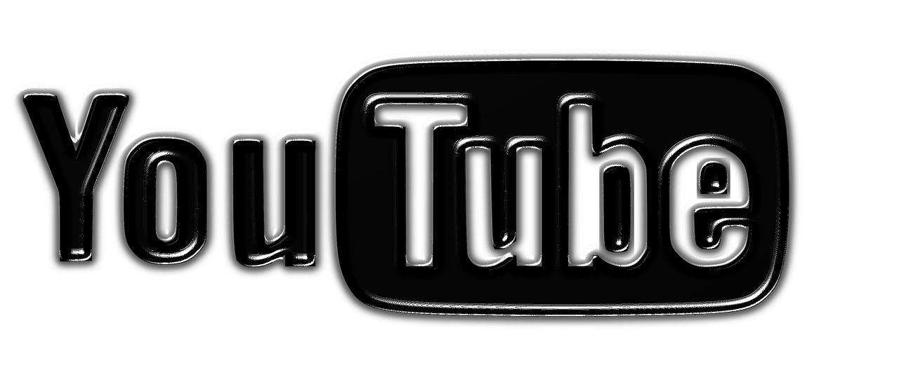 the youtube logo on a black background, a digital rendering, inspired by Werner Tübke, lineart behance hd, black fluid simulation, metal font, rubberhose style