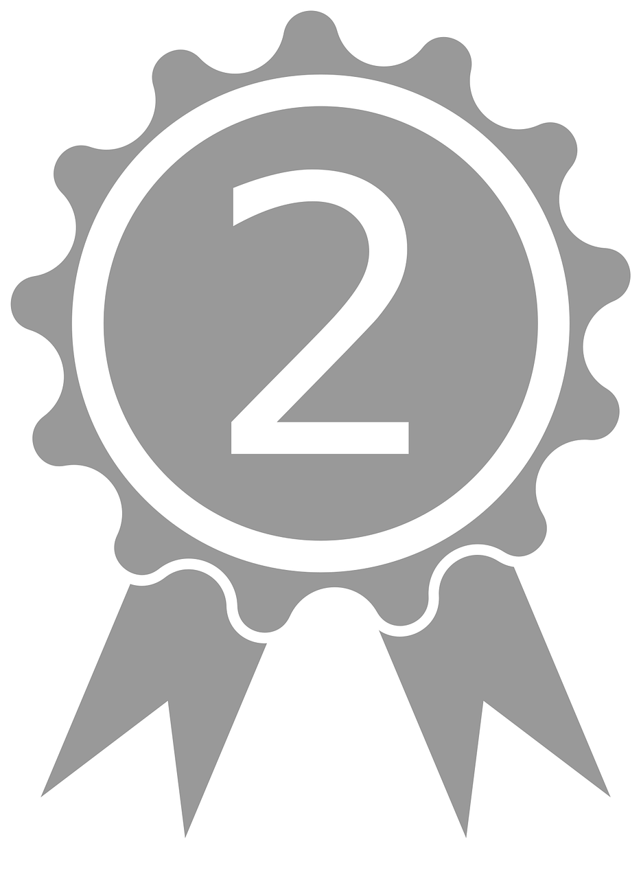 a badge with the number two in it, a black and white photo, pixabay contest winner, ribbons, !!! very coherent!!! vector art, 2 d autocad, server