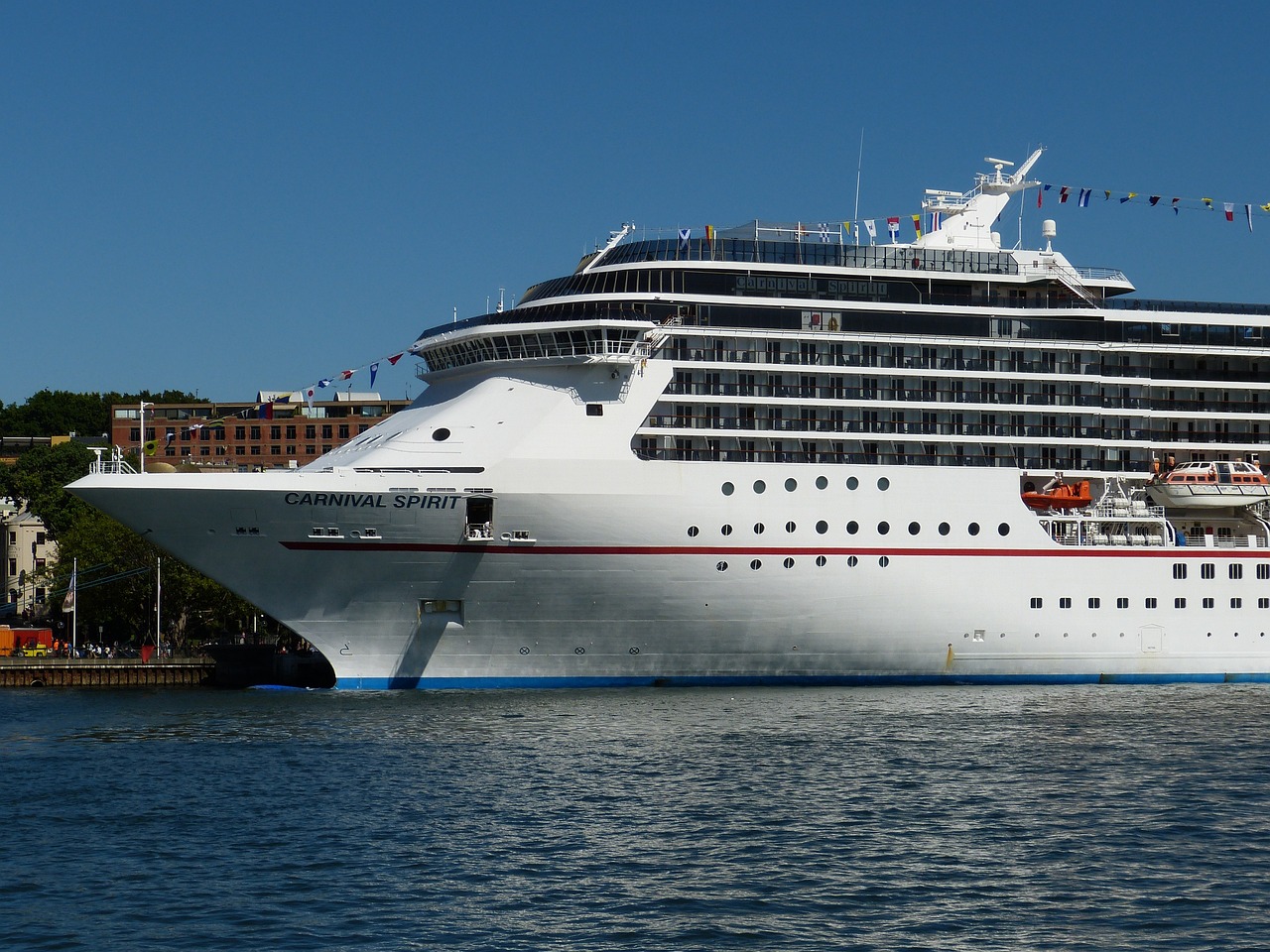 a large cruise ship in a body of water, by Tom Carapic, renaissance, sydney, circus, crisp smooth clean lines, brown