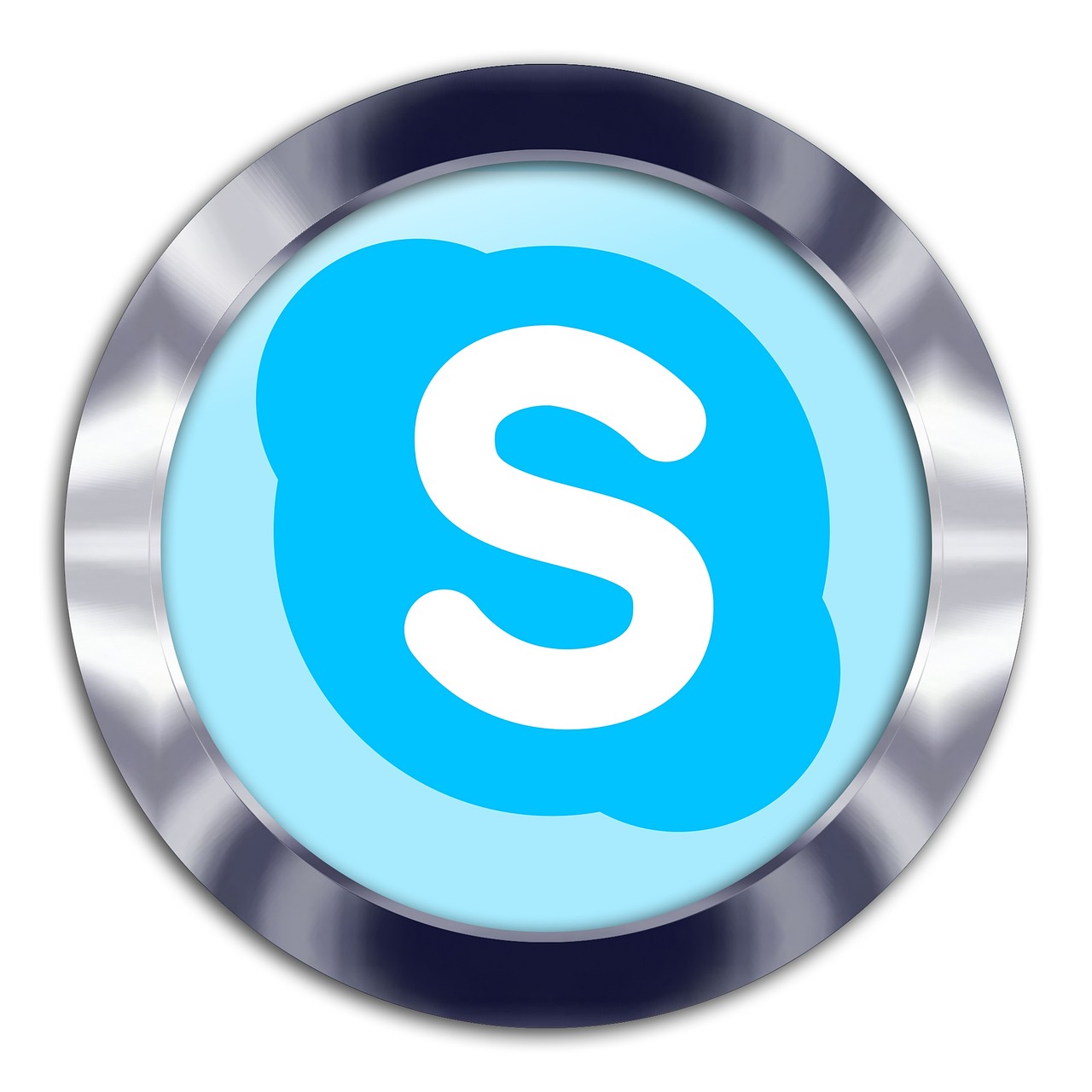a blue button with the letter s on it, a stock photo, stuckism, snapchat photo, silver and blue colors, telephone, marketing photo