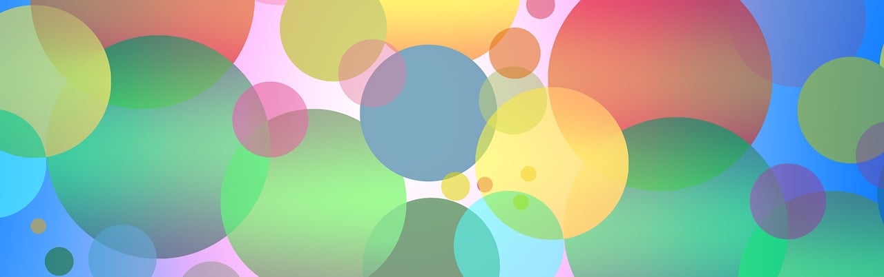 a bunch of balloons floating in the air, a raytraced image, inspired by Stanton Macdonald-Wright, trending on pixabay, generative art, light circles, translucent pastel panels, dots abstract, (abstract)