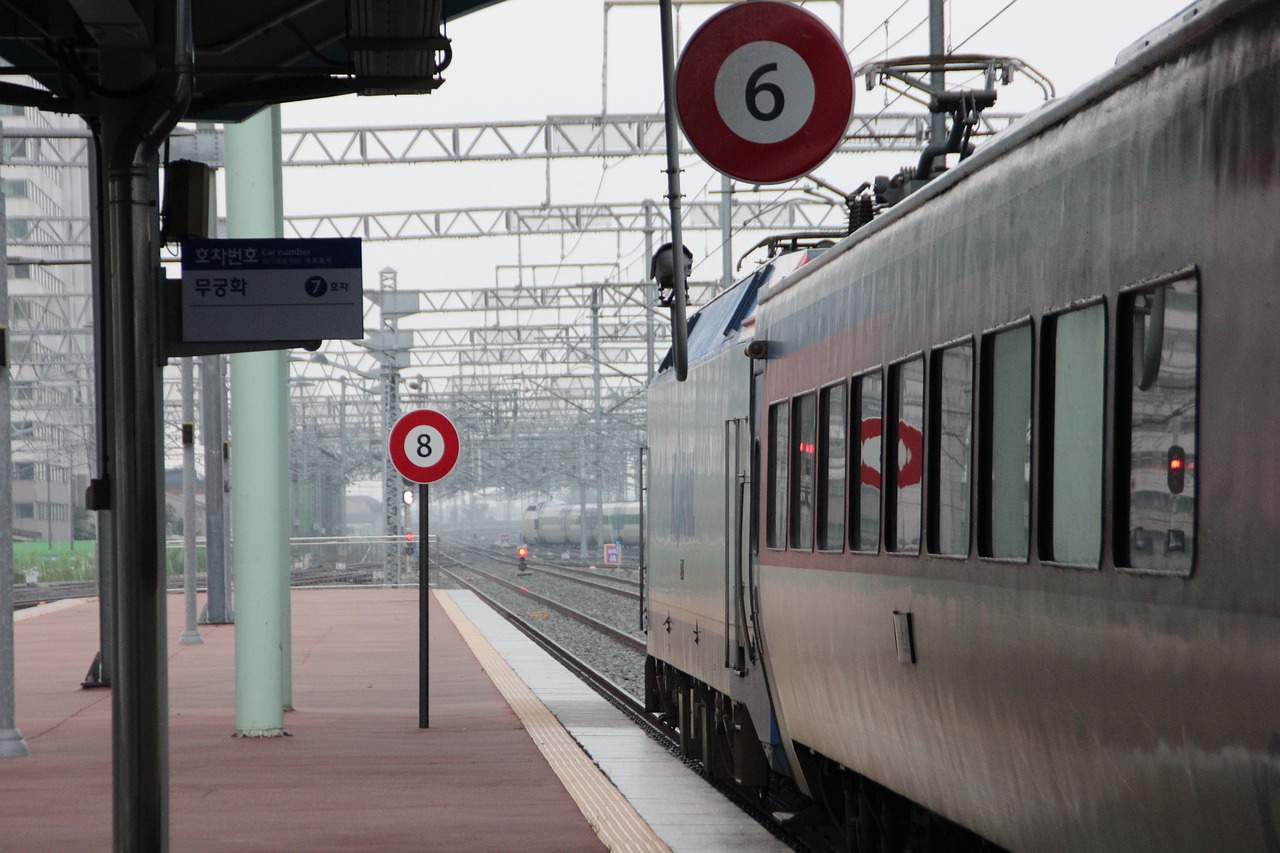 a silver train pulling into a train station, by Raphaël Collin, flickr, 7 7 7 7, random circular platforms, tgv, distant photo
