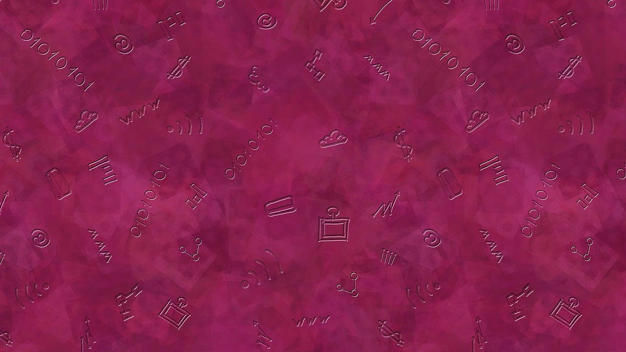 a bunch of numbers on a pink background, a digital rendering, computer art, hieroglyphs on wall, seamless texture, phone photo, crimson themed