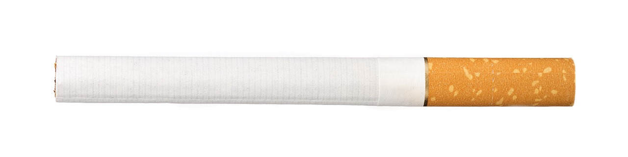 a close up of a cigarette on a white background, a stipple, by Shigeru Aoki, corrugated hose, white sleeves, 2 1 0 mm, linen
