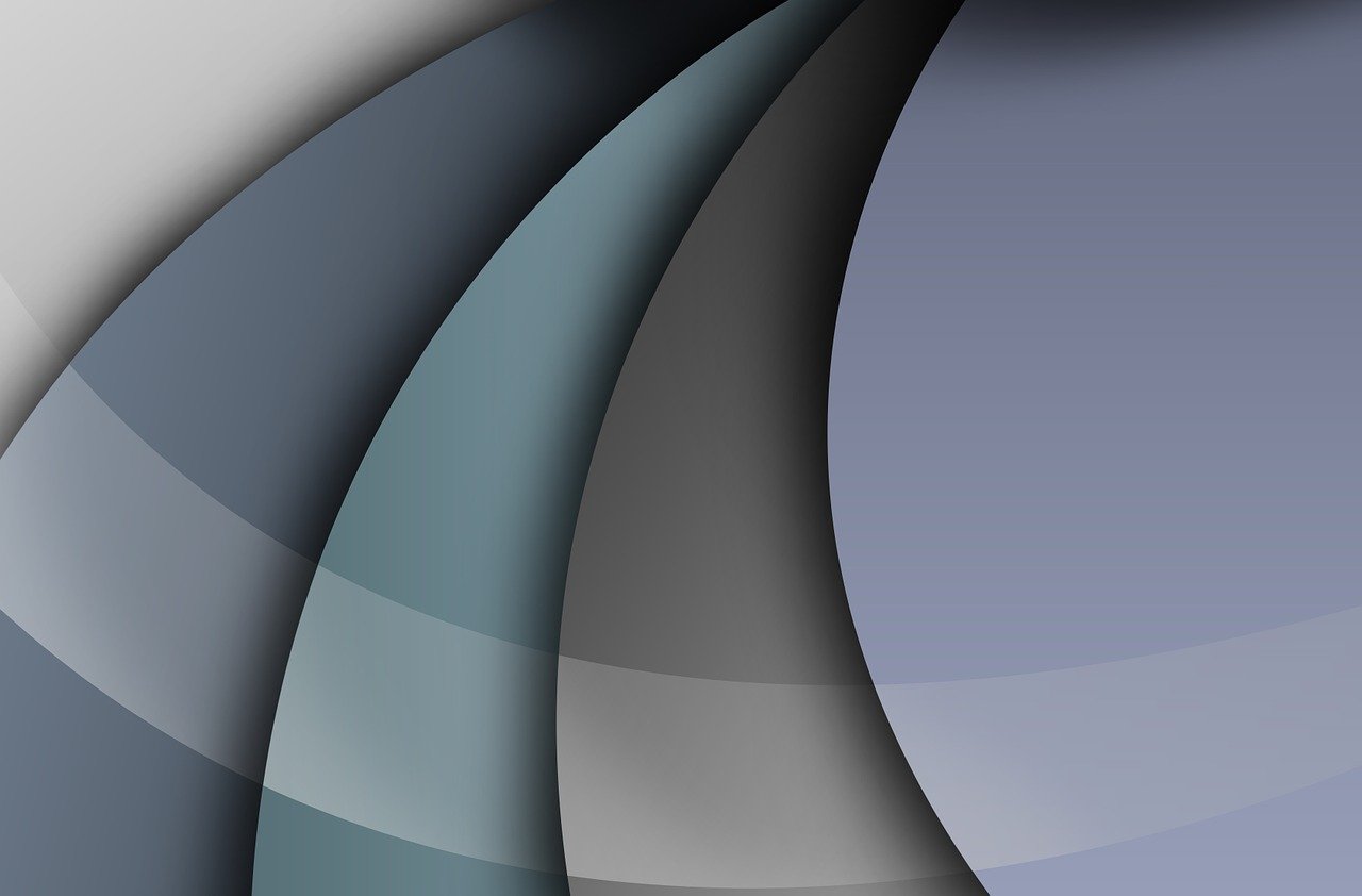 a close up of a gray and blue background, inspired by János Nagy Balogh, polycount, abstract illusionism, vectorial curves, modern very sharp photo