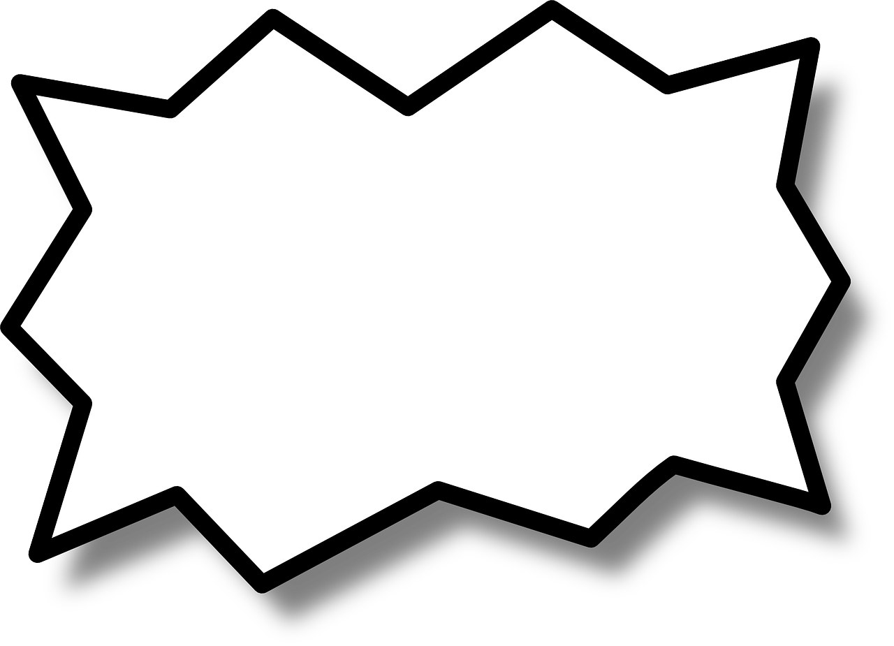 a white speech bubble on a black background, by Daarken, hurufiyya, zig zag, ( ( dithered ) ), valley, cat photo