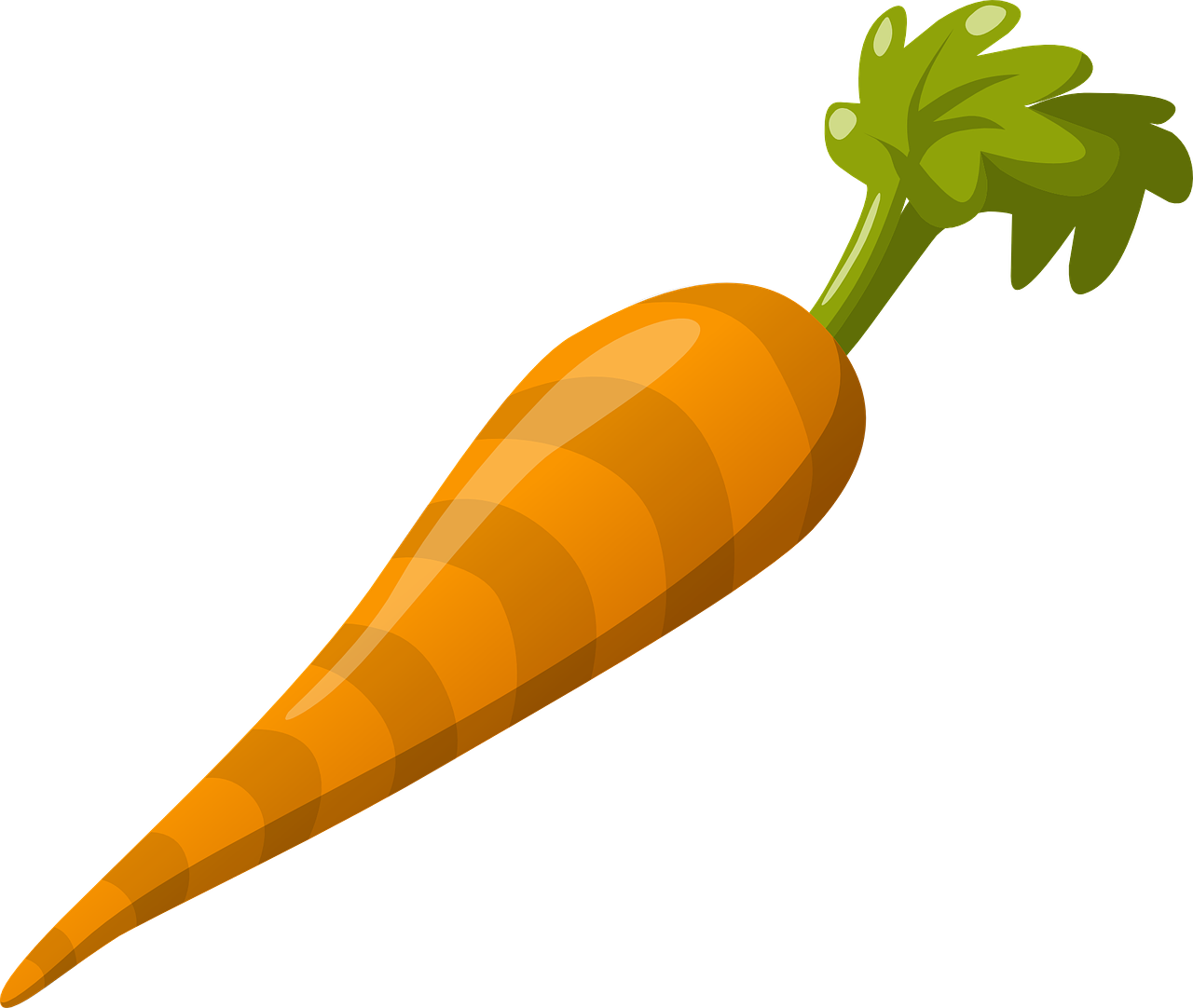 a close up of a carrot on a black background, a screenshot, pixabay, game icon asset, long nose, rating: general, salad