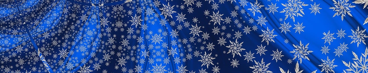 a blue curtain with white snowflakes on it, inspired by Arthur Burdett Frost, deviantart, baroque, 256x256, flowing golden scarf, high definition screenshot, cozy calm! fabrics textiles