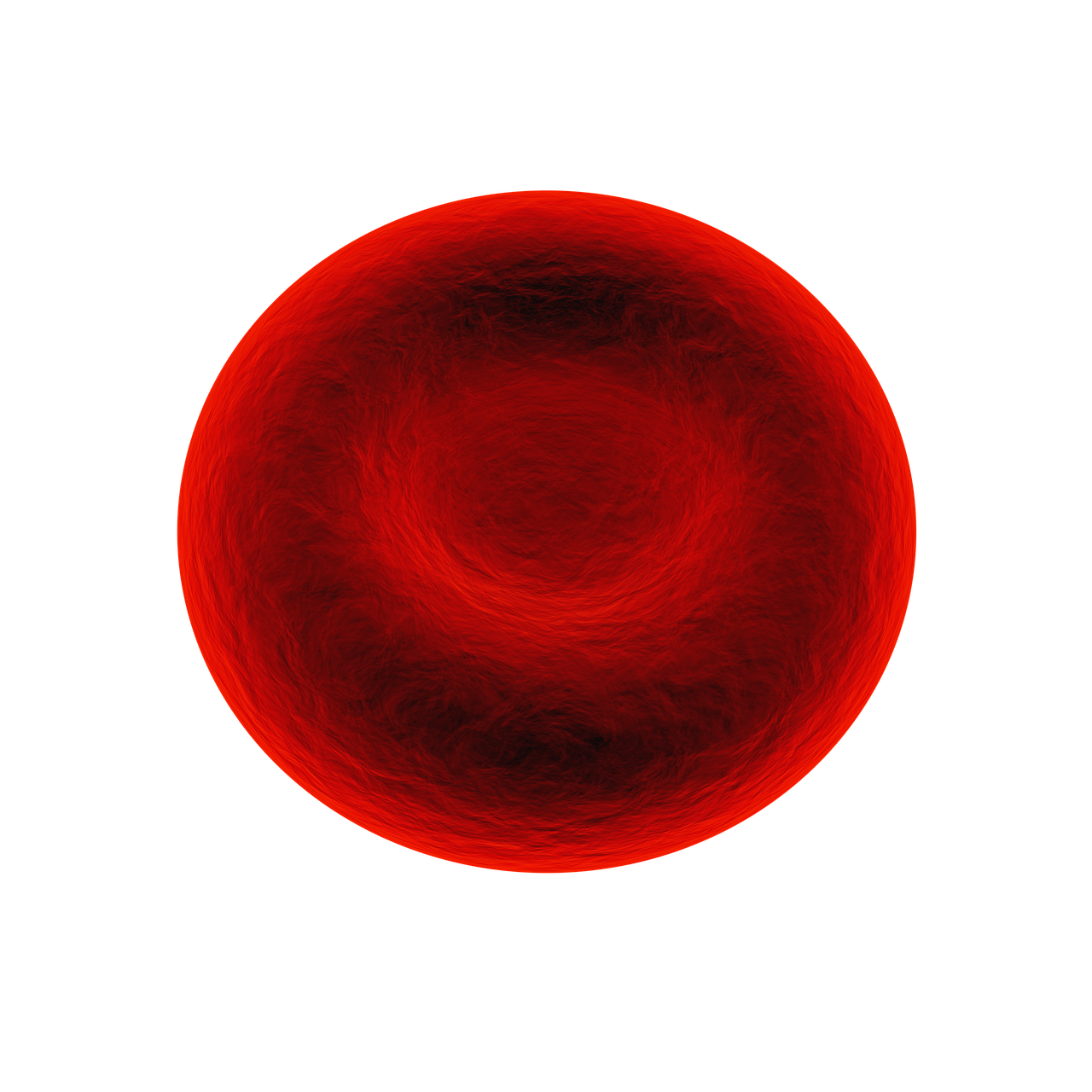 a close up of a red object on a black background, a microscopic photo, digital art, round background, realistic textured magnetosphere, asian sun, ghost sphere