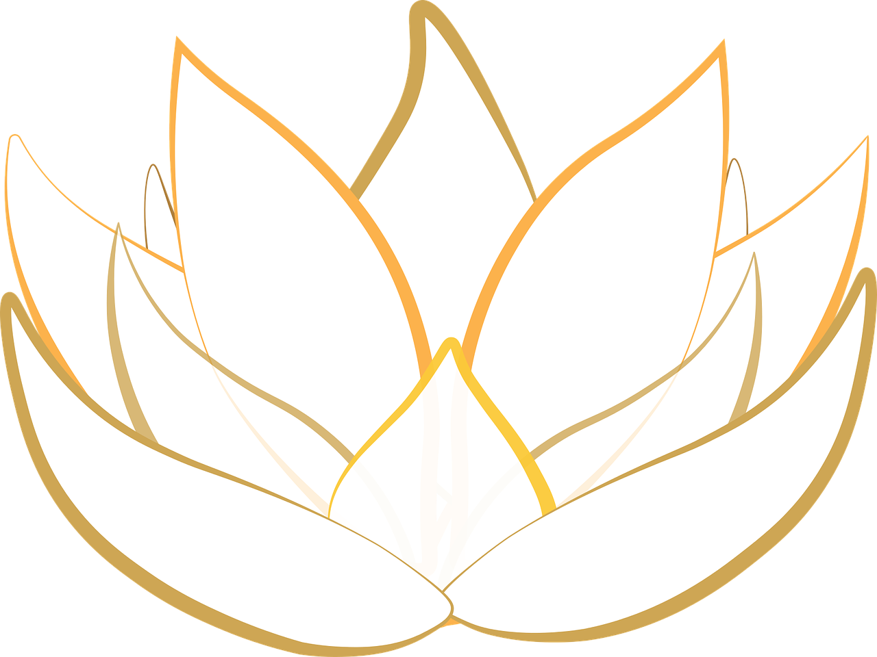 a white lotus flower on a black background, pixabay, art nouveau, relaxed. gold background, white background : 3, kaguya ōtsutsuki, ears