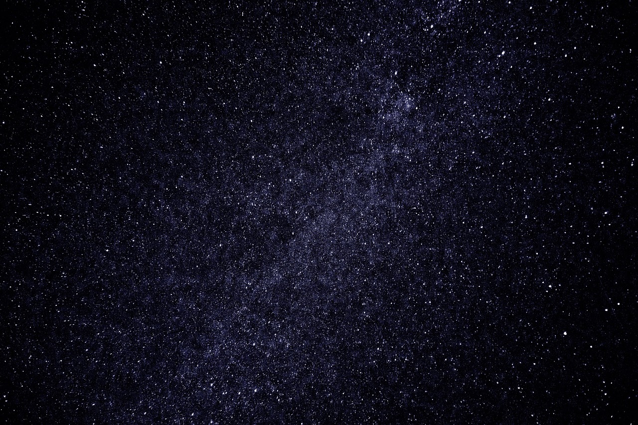 a night sky filled with lots of stars, a microscopic photo, pexels, space art, empty space background, the milk way up above, indigo, very grainy