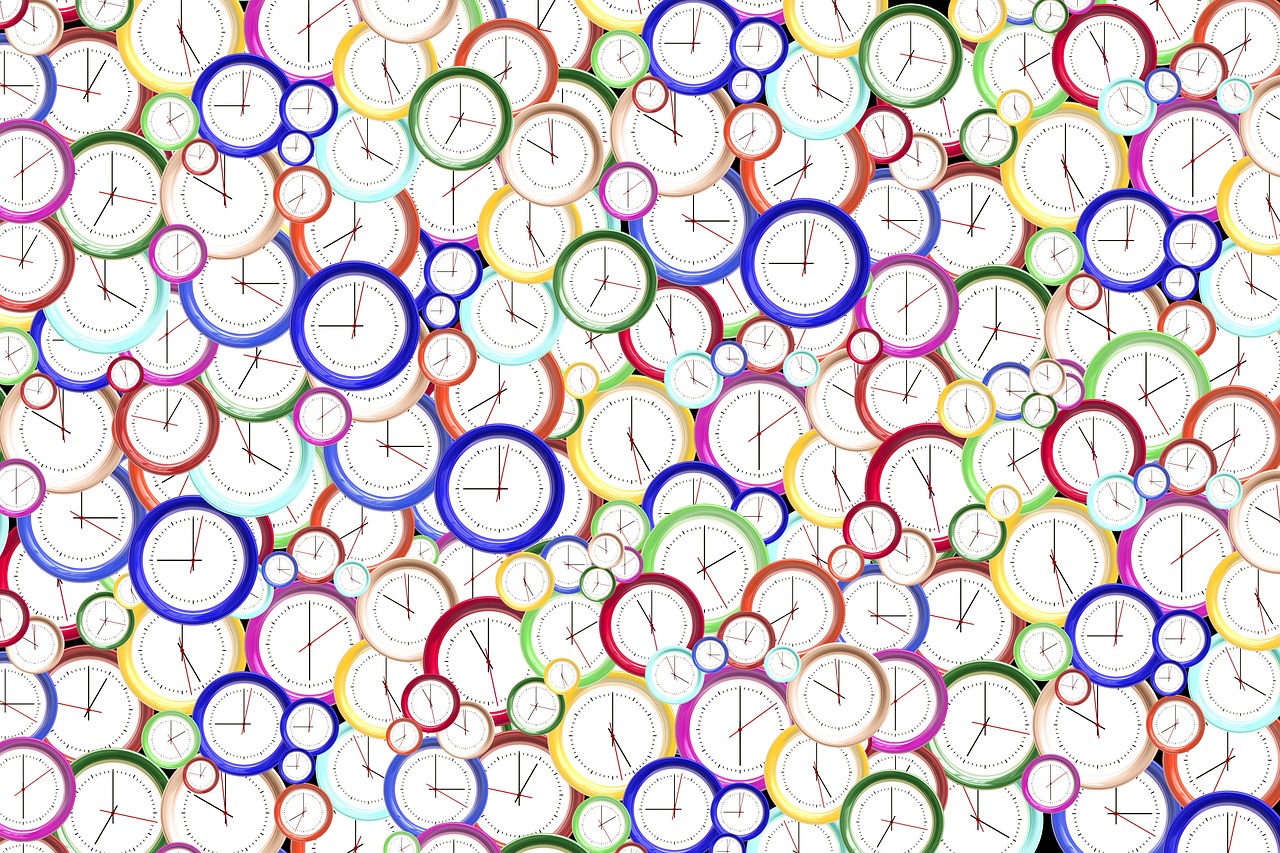 a lot of different colored circles on a white surface, a digital rendering, maximalism, infinite space clock background, vintage - w 1 0 2 4, nighttime!!, watches