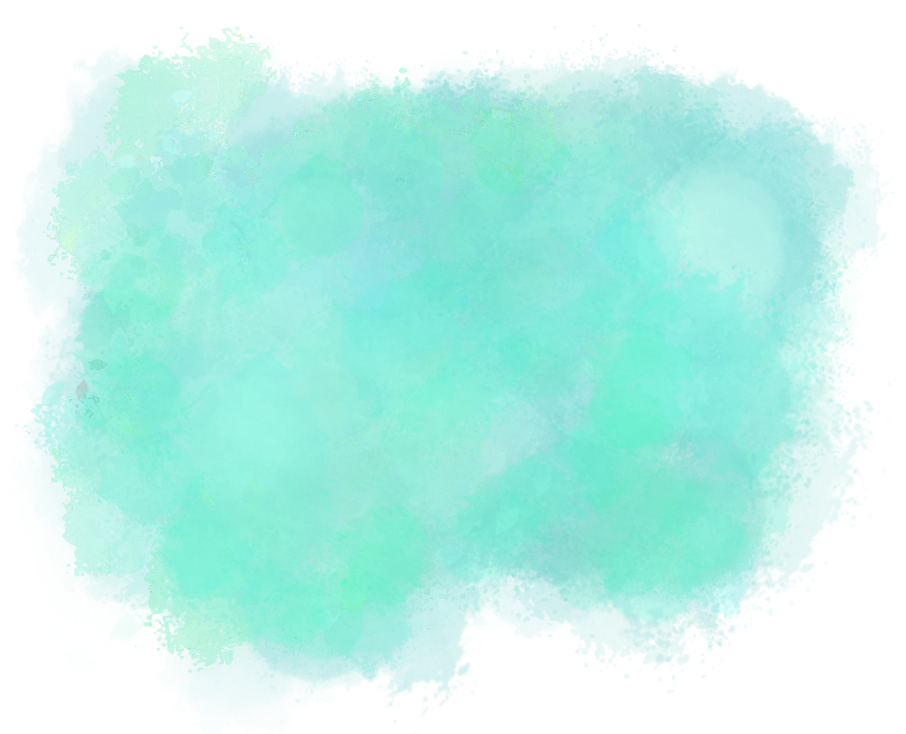 a close up of a watercolor painting on a black background, a digital painting, inspired by Saitō Kiyoshi, flickr, minimalism, gradient cyan, without background, made in paint tool sai2, rorsach path traced