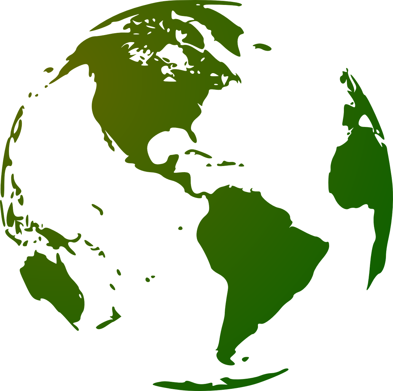 a green globe on a black background, by Dan Christensen, pixabay, digital art, full figured mother earth, stencil, round-cropped, 2007 blog