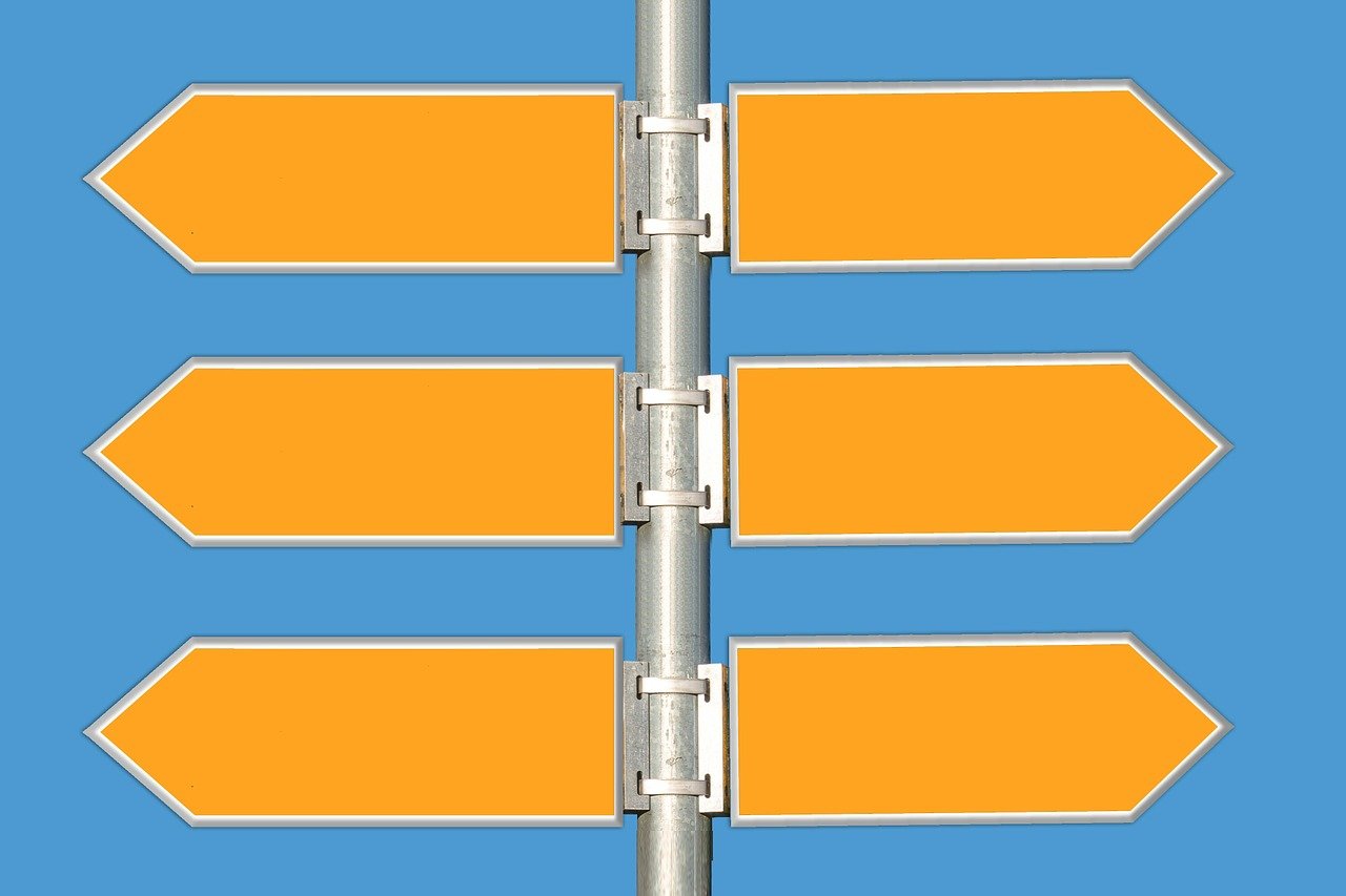 a street sign in front of a blue sky, by Werner Gutzeit, postminimalism, metal joints, orange racing stripes, symmetrical illustration, solid background