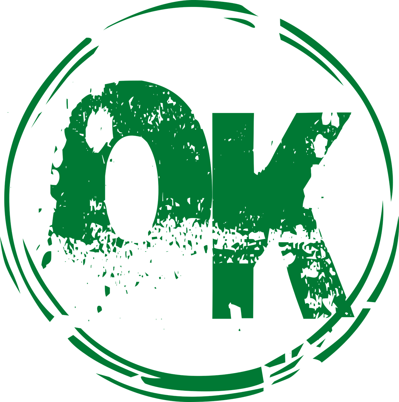 a green ok logo on a black background, inspired by Oskar Lüthy, graffiti, muscular! crossfit, y2k!!!!!!, detailed but rough, facebook photo
