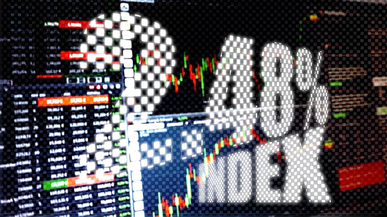 a close up of a computer screen with a clock on it, a digital rendering, inspired by Andries Stock, trending on pixabay, ascii art, trading stocks, 8 0 s checkerboard 6 6 6, with index finger, commercial banner