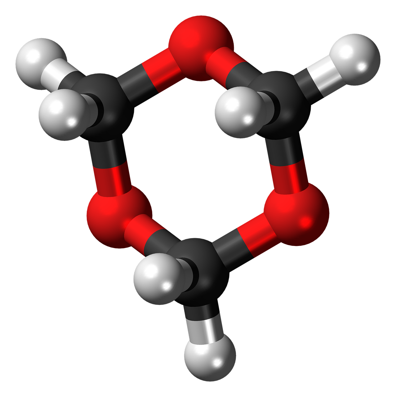a close up of a molecule on a black background, a digital rendering, by Julian Hatton, bauhaus, red and white and black colors, raytraced realistic, agent orange, in style of monkeybone
