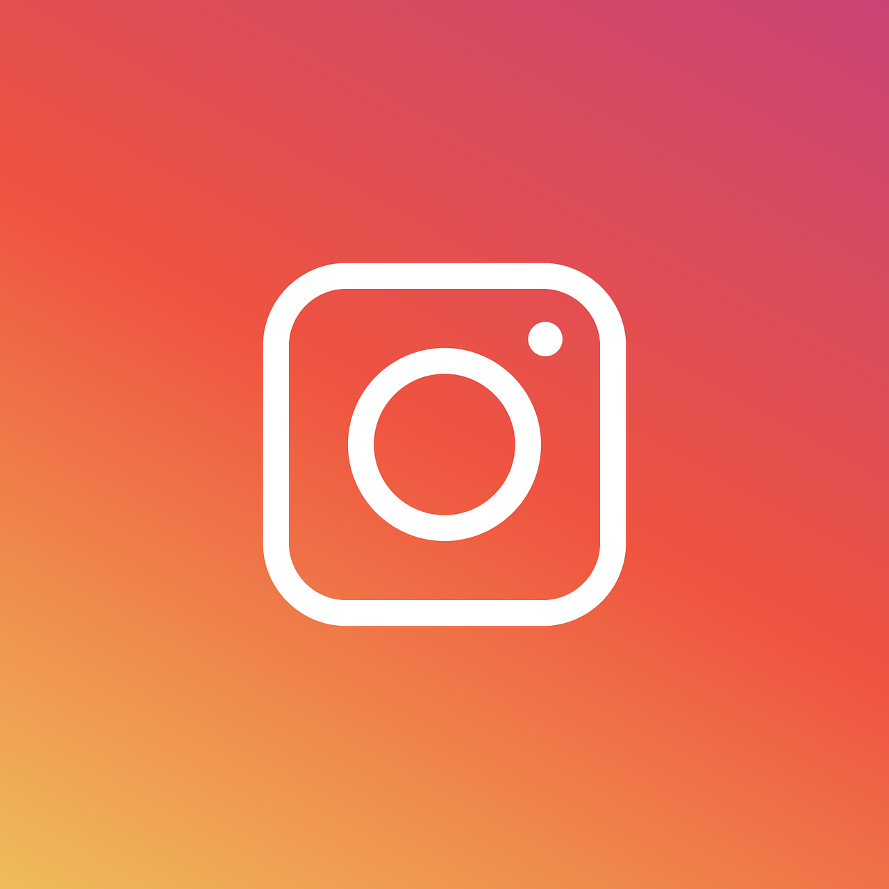 a white instagram logo on a colorful background, instagram, fine art, red and orange color scheme, 1285445247], istockphoto, solid color background intricate