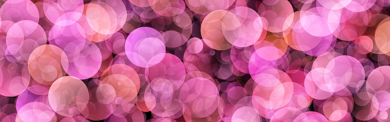 a close up of a bunch of pink circles, a digital rendering, inspired by Ross Bleckner, pixabay, soft diffuse autumn lights, bokeh. brian spilner, bubbly, seamless texture